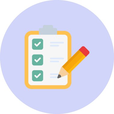 liste vektör simgesi modern basit vektör illüstrasyonu