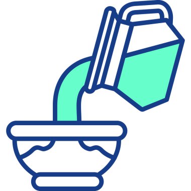 Kova. Web simgesi basit illüstrasyon