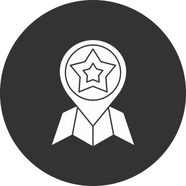 yıldız simgesi, vektör çizimi