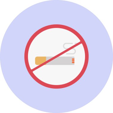 Sigara düz vektör simgesi