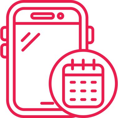 Vektör Takvim Simgesi, illüstrasyon