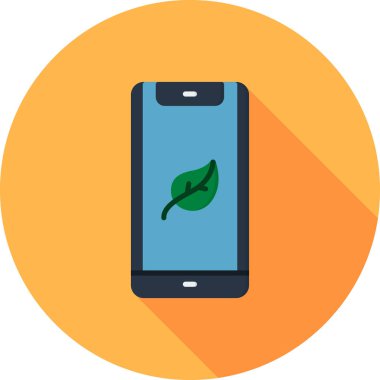 Ekoloji simgesi, vektör illüstrasyonu