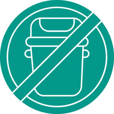 Çöp kutusu yok. Basit resimleme