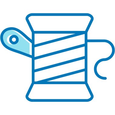 başlık makarası vektör çizgisi simgesi