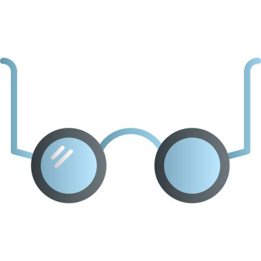 Gözlükler Düz Vektör Simgesi