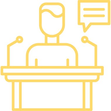 Masa. Web simgesi basit illüstrasyon