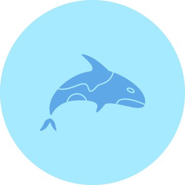 Beyaz zemin üzerinde mavi bir deniz kaplumbağasının vektör çizimi