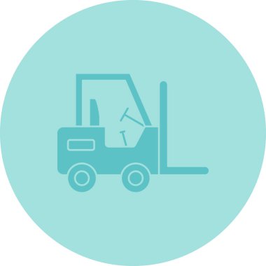 Kamyon. Web simgesi basit illüstrasyon