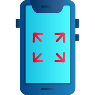 Cep telefonu. Basit resimleme