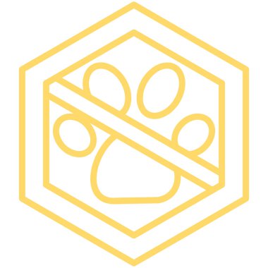 hayvan köpek simgesi vektör illüstrasyonu