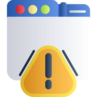 Kalem simgesi, vektör, illüstrasyon içeren uyarı işareti