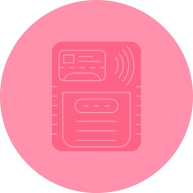 Bir b eksikliği simgesinin vektör çizimi