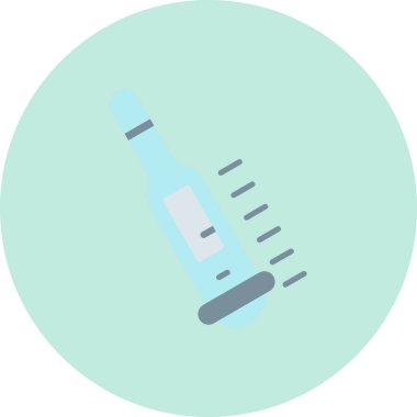 Test tüpü. Web simgesi vektör illüstrasyonu