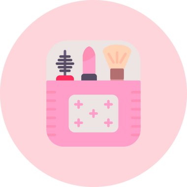 güzellik makyaj renk vektörü simgesi