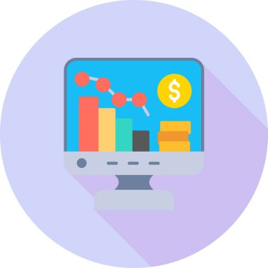 iş analizi finans simgesi