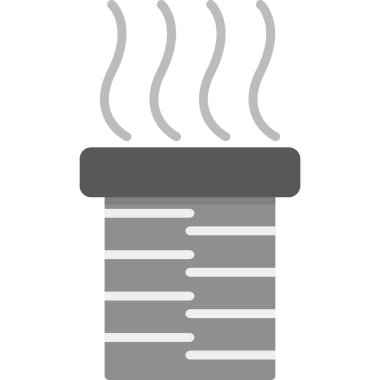 Kahve. Web simgesi basit illüstrasyon