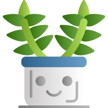 esrar bitkisi simgesi, çizgi film tarzı