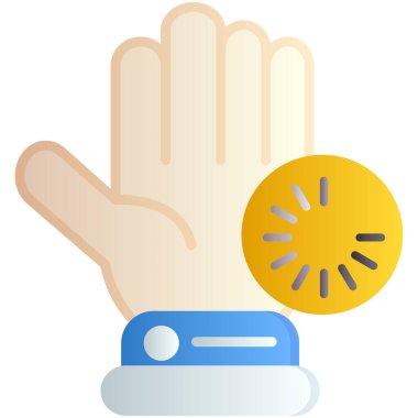 el simgesi, vektör illüstrasyonu