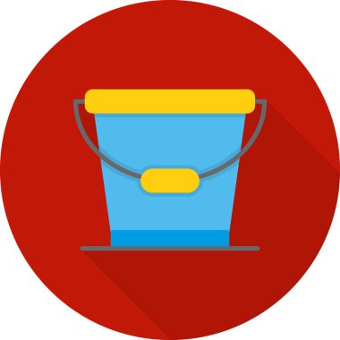 davul düz simgesi, vektör illüstrasyonu