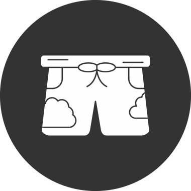 Pantolon vektör simgesi. grafik ve web tasarımı için izole edilmiş siyah illüstrasyon.