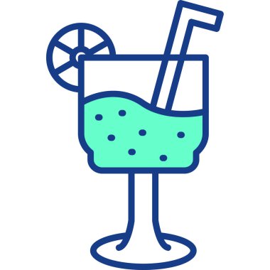 buz cktail web vektör çizimi