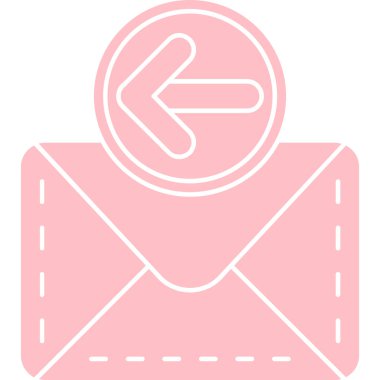 E- posta modern simgesinin vektör illüstrasyonu