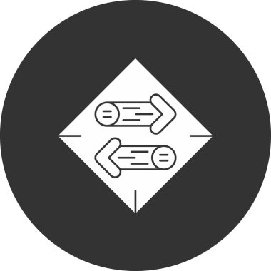 Seo modern simgesinin vektör illüstrasyonu, teknoloji kavramı