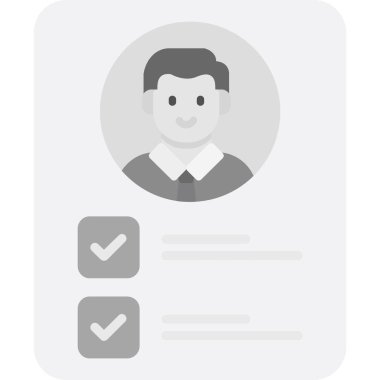 Bir kullanıcının düz dizaynına sahip kişilerin vektör illüstrasyonu