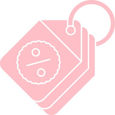 Alışveriş etiketi. Web simgesi