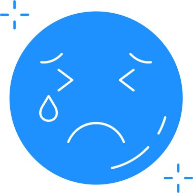 Soğuk emoji simgesi simgesi - özet biçimi