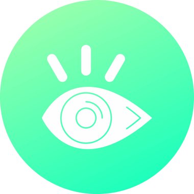 Göz simgesi vektör illüstrasyonu