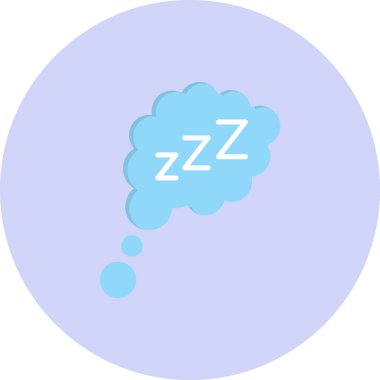 Beyaz arkaplanı olan mavi bir konuşma baloncuğunun vektör çizimi