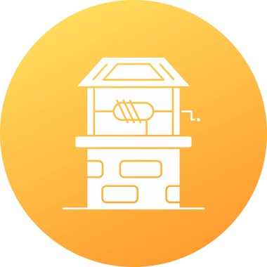 Bir evin vektör illüstrasyonu