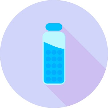 Tıp şişe simge vektör çizim