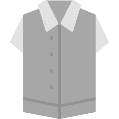 shirt simgesi vektör illüstrasyonu