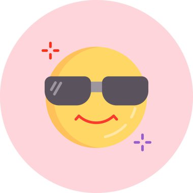 sevimli bir güneş vektör çizim