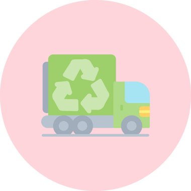 Çöp simgesi vektör illüstrasyonu