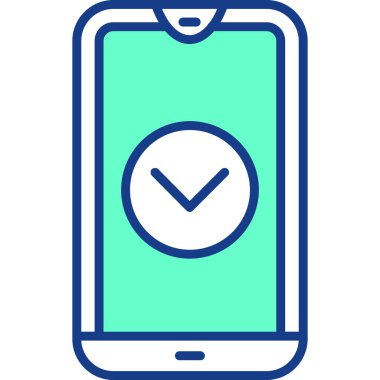 Cep telefonu. Basit resimleme