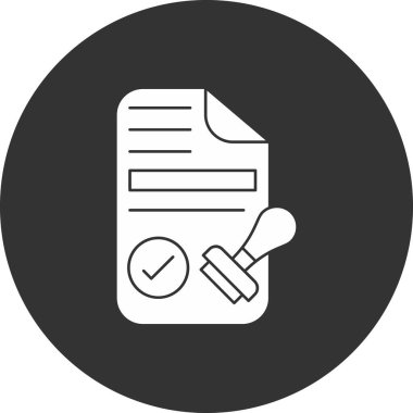 Kontrol listesi simgesi, vektör illüstrasyonu