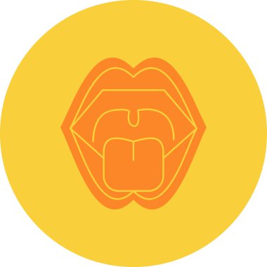 Bir kadın simgesinin vektör illüstrasyonu