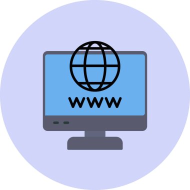Ağ simgesi. Web tasarımı