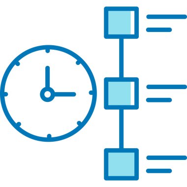 Saat yönetimi simgesi - özet biçimi