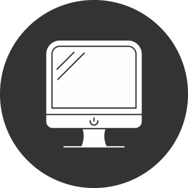 Dizüstü bilgisayar simgesi vektör çizimi