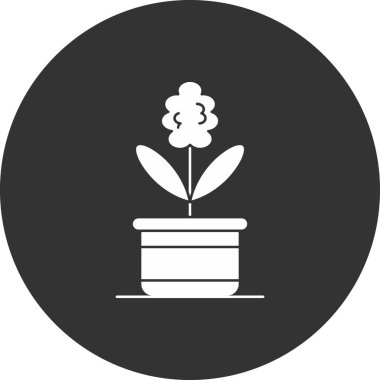 Bitki. Basit tasarım. vektör illüstrasyonu