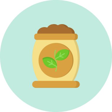 bal vektör dairesi düz simgesi