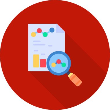 düz biçimli veri analiz veri simgesi