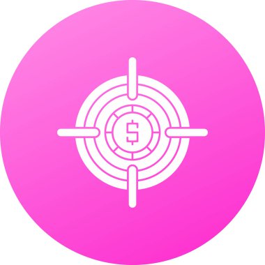 güzel sikke vektör çizgisi simgesi