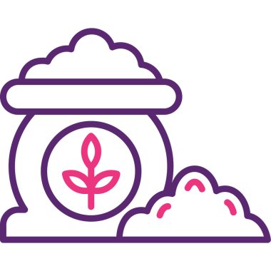 Çiçek. Web simgesi basit illüstrasyon