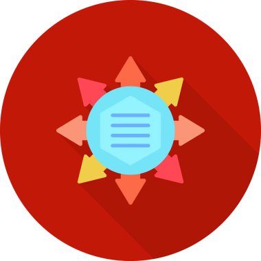 Modern simgenin vektör illüstrasyonu