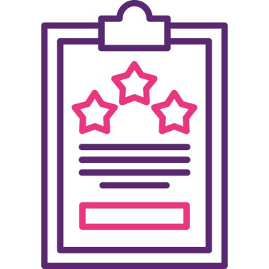 vektör yıldız resimleme simgesi